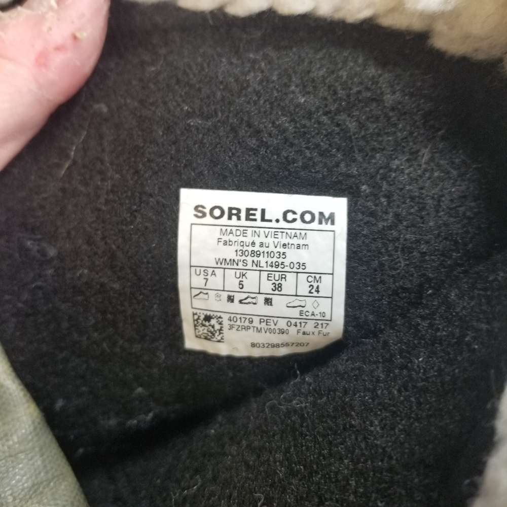 Sorel Winter Carnival waterproof gray white winter snow boots - Picture 5 of 12
